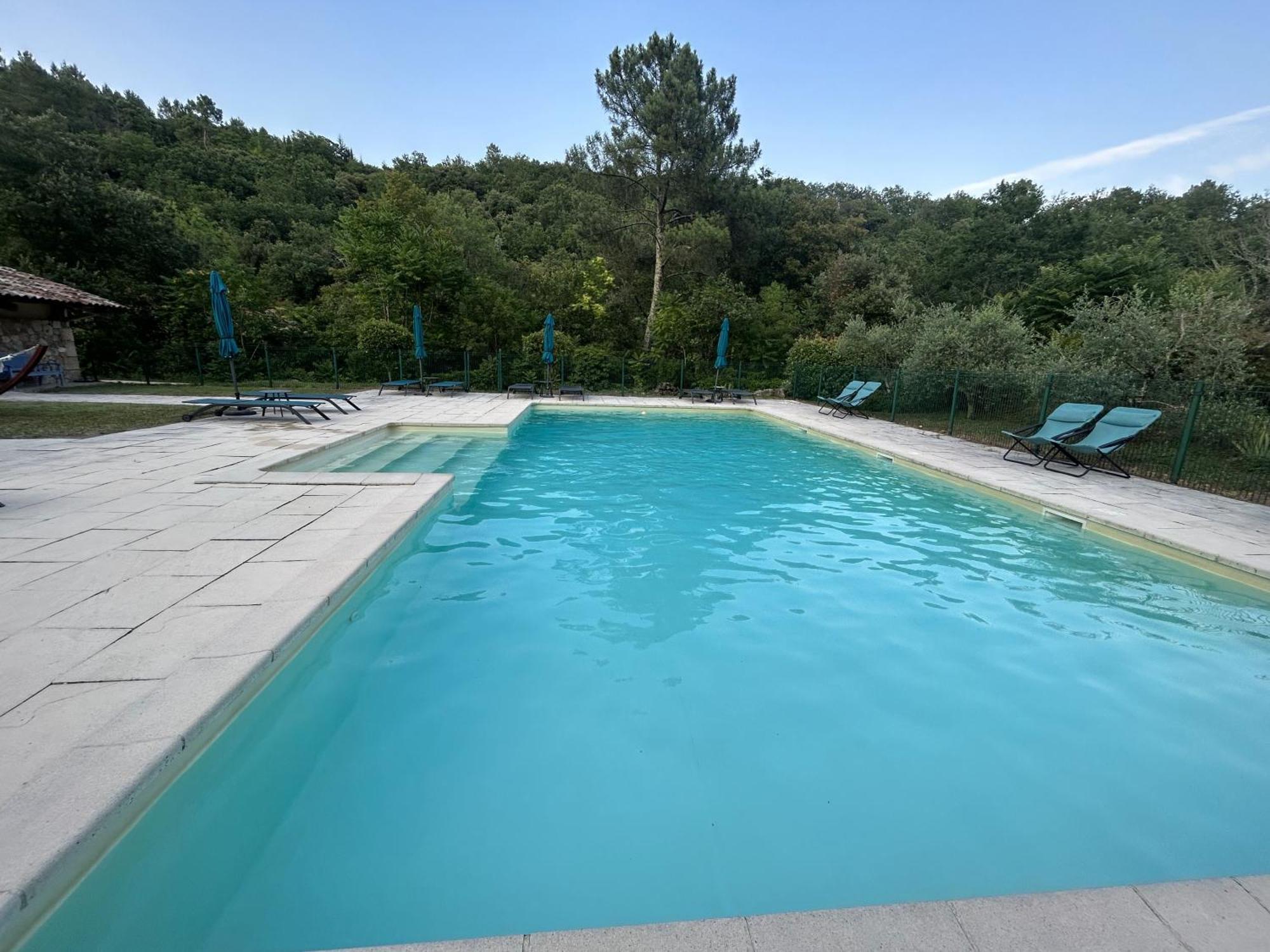 Logis Hotel Restaurant Le Domaine De L'Eau Vive Largentière Εξωτερικό φωτογραφία