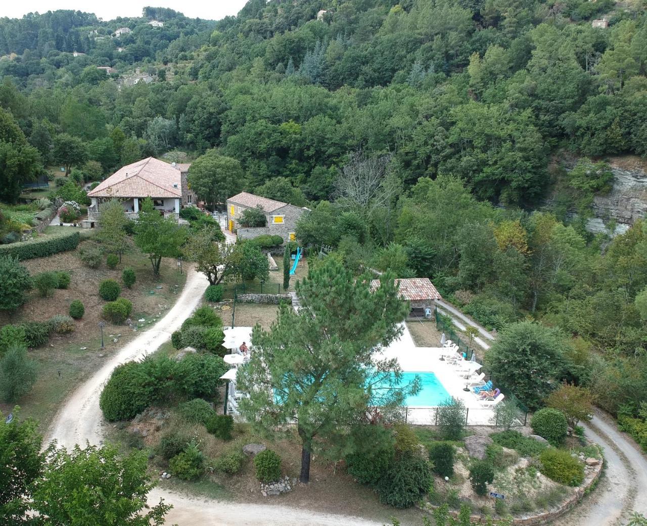 Logis Hotel Restaurant Le Domaine De L'Eau Vive Largentière Εξωτερικό φωτογραφία
